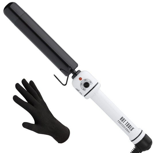 HOT TOOLS Pro Artist Nano Ceramic Curling Wand | 1-1/4 Inch Barrel for Smooth, Shiny Curls Avelisse