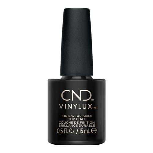 CND Vinylux Long Wear Shine Top Coat - Quick Drying & Easy to Remove, 0.5 Fl Oz - görsel 4
