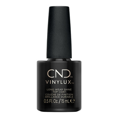 CND Vinylux Long Wear Shine Top Coat - Quick Drying & Easy to Remove, 0.5 Fl Oz