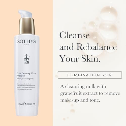 SOTHYS Vitality Cleansing Milk - Refreshing – Non-Stripping Formula: Unlike harsh cleansers, this milk cleanser – Image 3