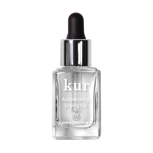 LONDONTOWN Accelerating Drying Oil – Quick Dry Polish Drops with Botanical Oils & Vitamin B5, Reduces Smudges, Adds Shine & Hydration, 0.4 Fl Oz Avelisse