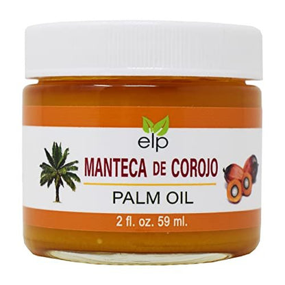 Palm Oil Manteca De Corojo 2 Oz - Premium Natural Skin Moisturizer Avelisse