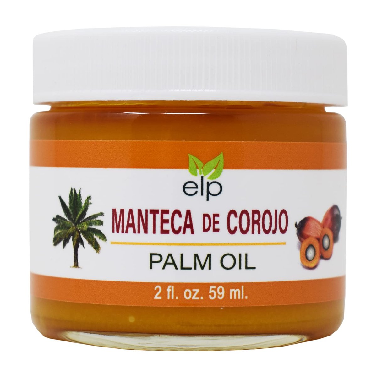 Palm Oil Manteca De Corojo 2 Oz - Premium Natural Skin Moisturizer Avelisse