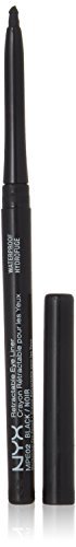NYX Waterproof Retractable Eyeliner - Black (MPE02) - Long-Lasting, Smudge-Proof Eye Liner Pencil