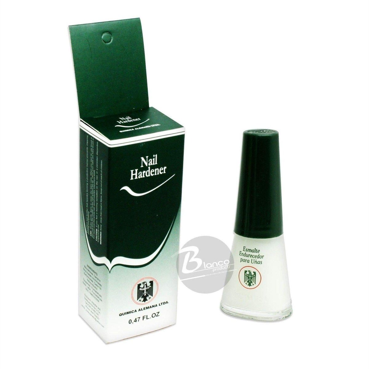 Química Alemana Nail Hardener Strengthener Polish Treatment - 3 Bottles (0.47 oz Each) Avelisse