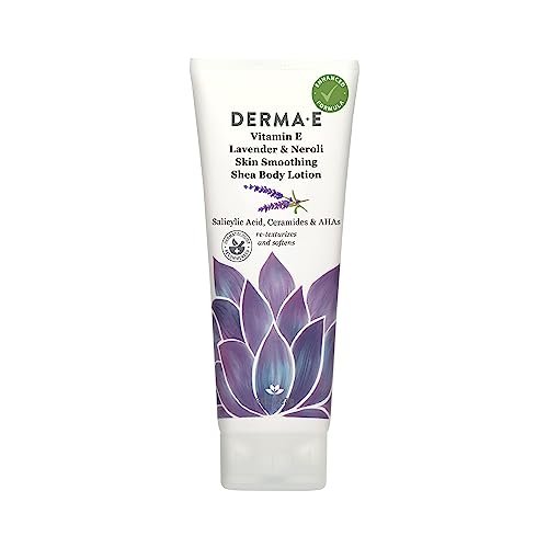 Derma E Vitamin E Lavender and Neroli Therapeutic Shea Body Lotion – All Natural Moisturizer for Dry Skin – Gently Scented Cruelty Free Moisturizing Cream, 8 oz Avelisse