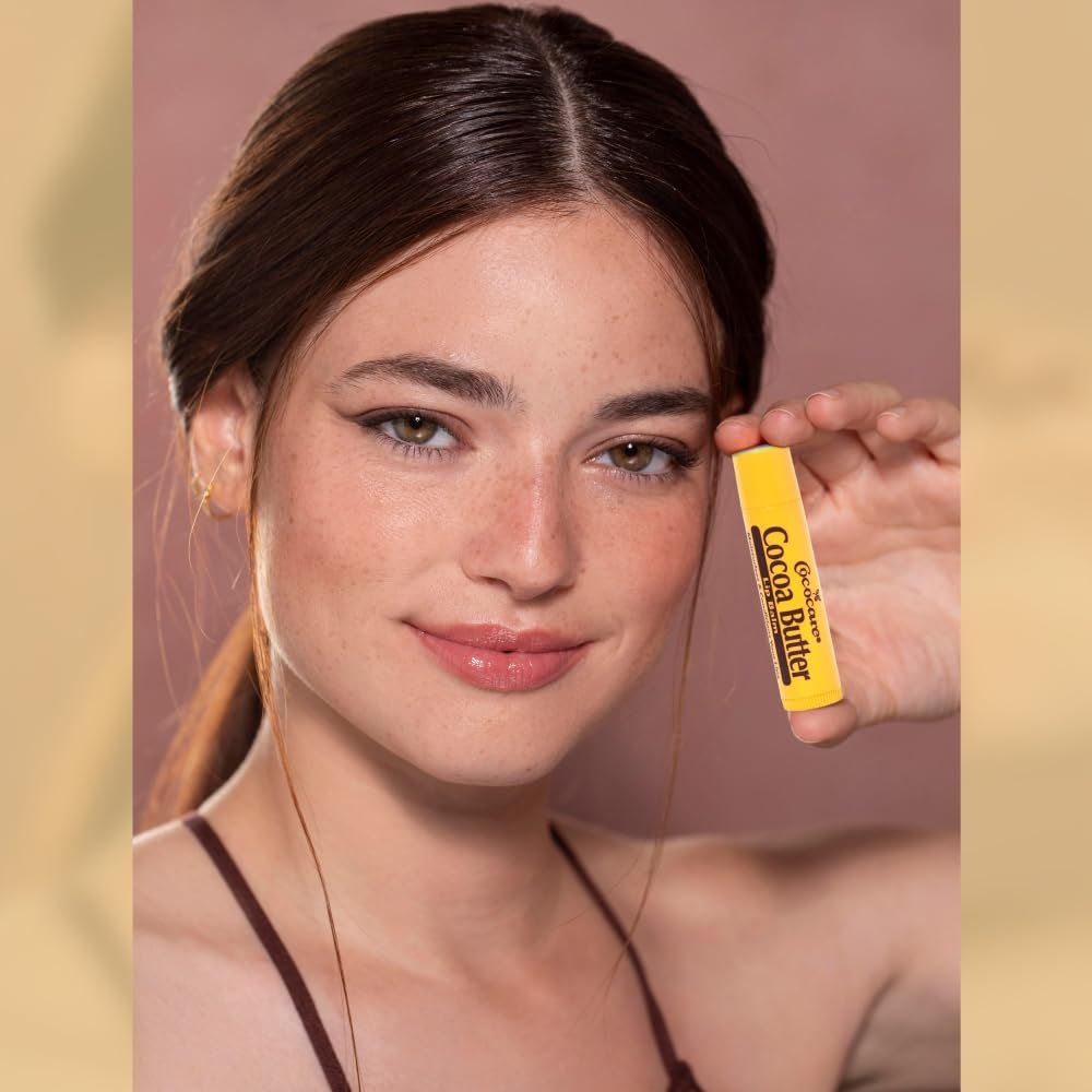 Cococare Cocoa Butter Lip Balm - 5-Pack: Natural Moisturizing Lip Care with Cocoa Butter Avelisse