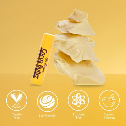 Cococare Cocoa Butter Lip Balm - 5-Pack: Natural Moisturizing Lip Care with Cocoa Butter Avelisse