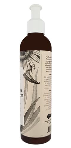 Griffin Remedy Leave-In Conditioner Treatment - Lightweight Moisture Formula to Smooth Frizz and Add Shine For All Hair Types - All Natural, Sulfate Free, Paraben Free, 8 fl oz Avelisse