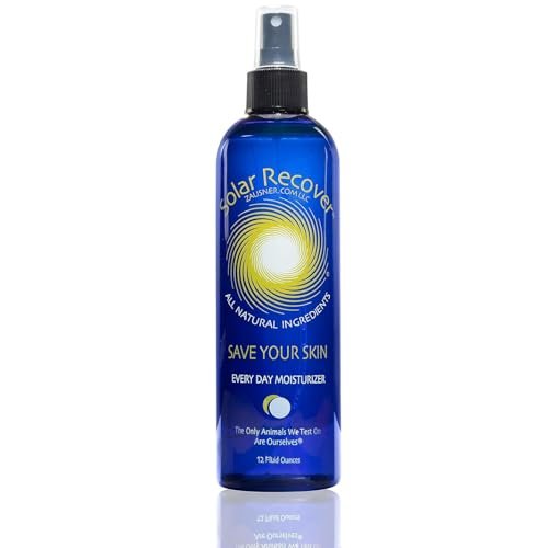 Solar Recover After Sun Moisturizing Spray - Hydrating Facial and Body Mist with Vitamin E & Calendula, 12 oz - Soothe Sunburn Relief Fast (Made in USA) Avelisse