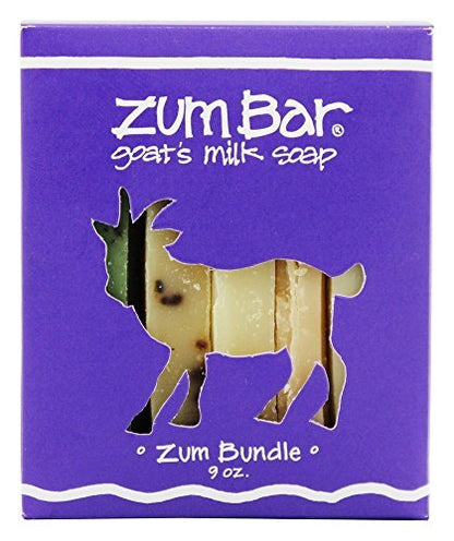 Zum Bar Goat's Milk Soap Bundle – 9 oz, Natural Solid Soap Bars