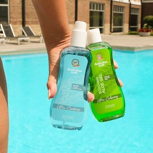 Australian Gold Soothing Aloe Vera After Sun Gel - Relieves Sunburn Pain and Hot Itchy Skin, 8 oz - görsel 8