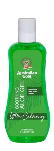 Australian Gold Soothing Aloe Vera After Sun Gel - Relieves Sunburn Pain and Hot Itchy Skin, 8 oz - görsel 2