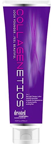 Collagenetics 2-in-1 Red Light Therapy Prep & Tanning Lotion - 8.5 oz by Devoted Creations Avelisse