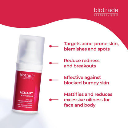Acne Out Cream 30ml – Anti Acne Treatment – Non-Comedogenic: Lightweight texture won't clog pores, making it – Image 3