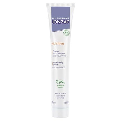 Natessance Eau de Jonzac Nutritive Intense Nourishing Cream – Second Skin Effect, 1.69 fl oz