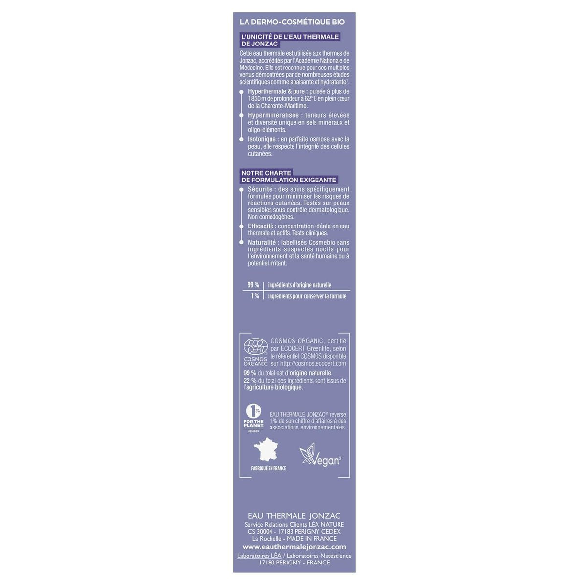 Natessance Eau de Jonzac Nutritive Intense Nourishing Cream – Second Skin Effect, 1.69 fl oz - görsel 7