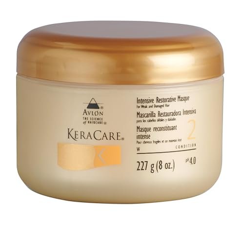 KeraCare Intensive Restorative Masque – 8 oz Deep Hair Conditioning Treatment Avelisse