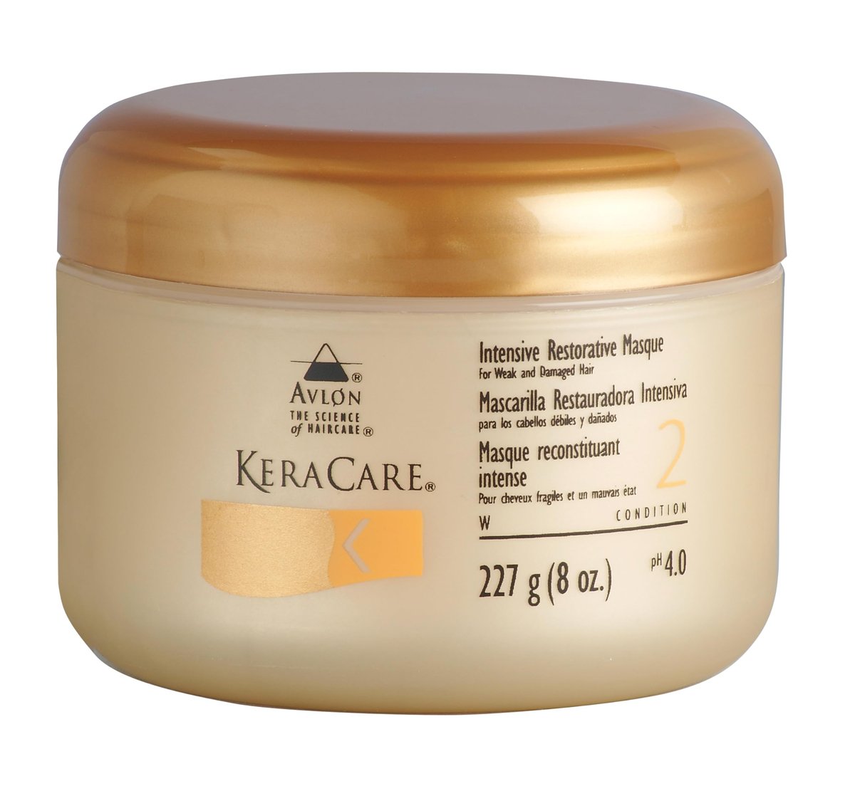 KeraCare Intensive Restorative Masque – 8 oz Deep Hair Conditioning Treatment Avelisse
