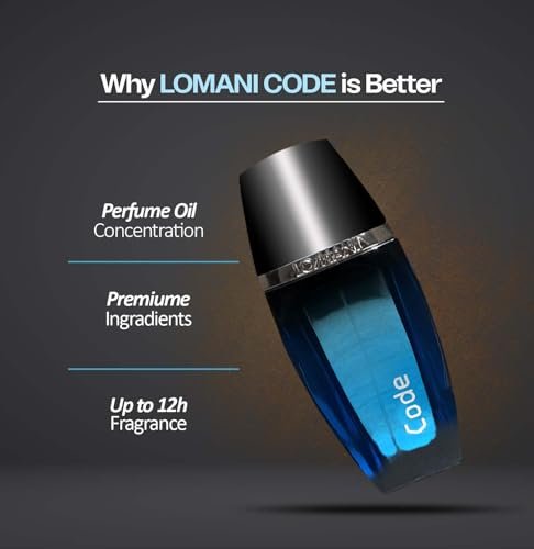 Lomani Code Eau de Toilette Spray for Men - 3.3 oz | Fresh & Seductive Fragrance - görsel 8