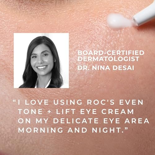 RoC Multi Correxion 5 in 1 Anti-Aging Eye Cream for Puffiness, Under Eye Bags & Dark Circles - 0.5 oz with Night Cream Packette Avelisse