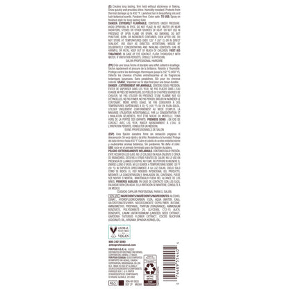 Bain de Terre Infinite Hold Firm Finishing Spray - Lasting Control & Shine, Heat & Humidity Protection, Argan & Monoi Oils, Paraben-Free, Color-Safe, Vegan, 9.1 Fl Oz Avelisse