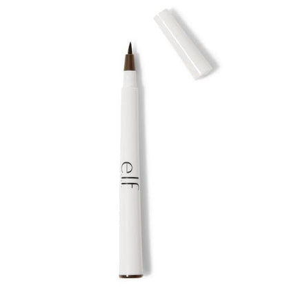 e.l.f. Waterproof Eyeliner Pen - Coffee - Long-Lasting, Smudge-Proof Liquid Eyeliner