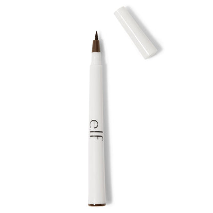 e.l.f. Waterproof Eyeliner Pen - Coffee - Long-Lasting, Smudge-Proof Liquid Eyeliner