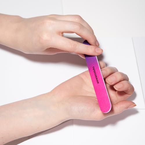 Tweezerman Neon Hot Nail Filemates - 3 Count Emery Nail Files for Natural and Acrylic Nails - görsel 8