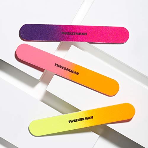 Tweezerman Neon Hot Nail Filemates - 3 Count Emery Nail Files for Natural and Acrylic Nails - görsel 4