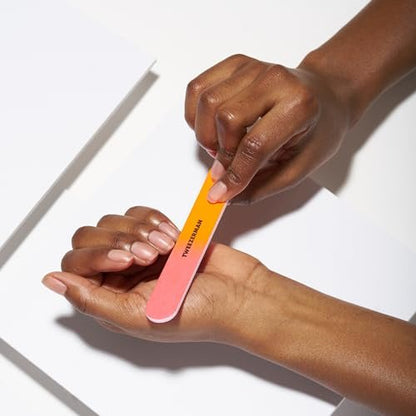 Tweezerman Neon Hot Nail Filemates - 3 Count Emery Nail Files for Natural and Acrylic Nails