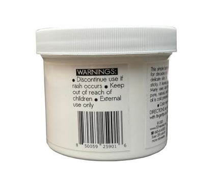 TD Naturals Zinc and Castor Oil Cream – Non-Nano and Non-GMO Barrier Cream, 4.5 oz
