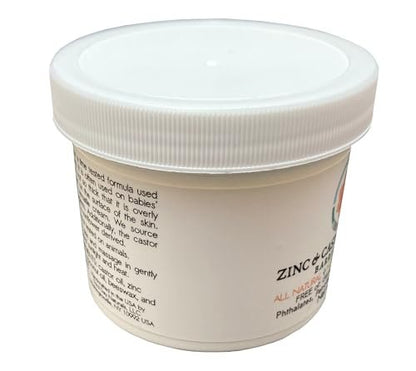 TD Naturals Zinc and Castor Oil Cream – Non-Nano and Non-GMO Barrier Cream, 4.5 oz