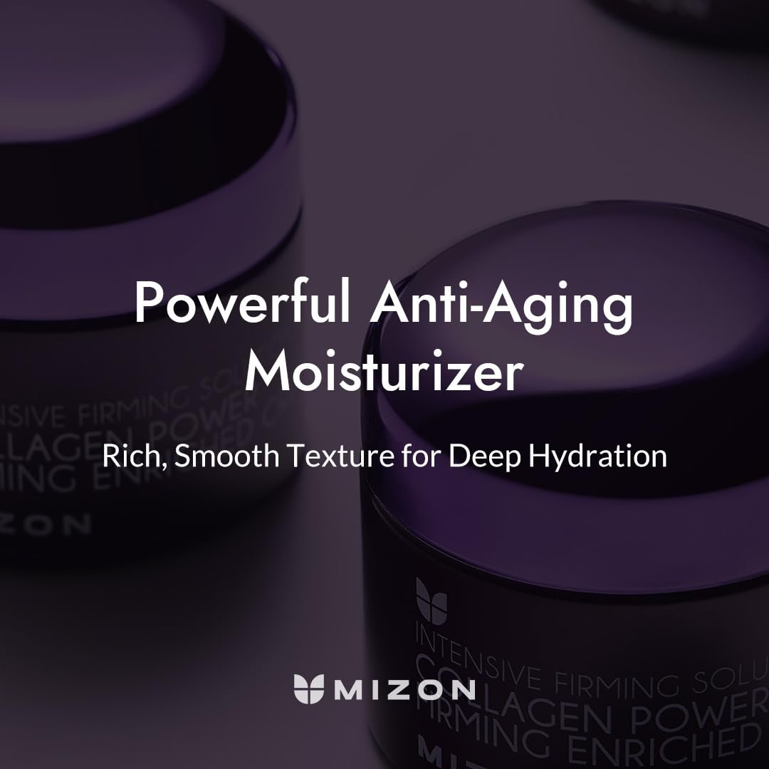 MIZON Collagen Power Firming Enriched Cream – Anti-Aging Wrinkle Care Moisturizer for Firm Skin, 1.69 fl oz Avelisse