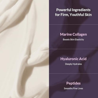 MIZON Collagen Power Firming Enriched Cream – Anti-Aging Wrinkle Care Moisturizer for Firm Skin, 1.69 fl oz Avelisse