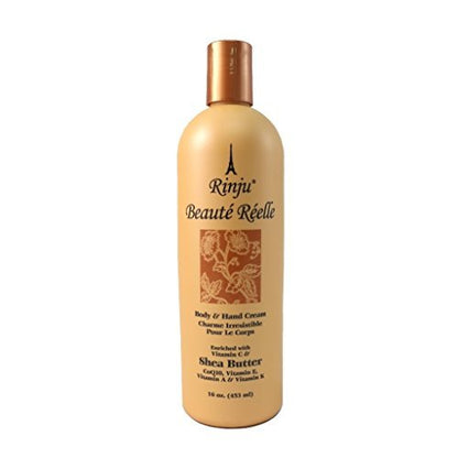Rinju Beaute Reelle Hand and Body Lotion with Shea Butter - 16 Fl Oz Avelisse