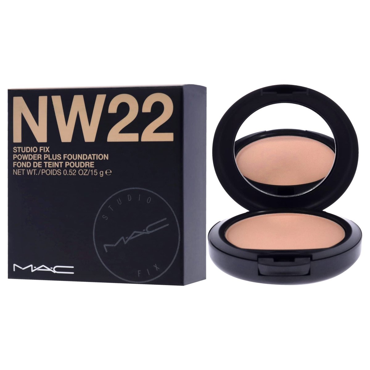 MAC Studio Fix Powder Plus Foundation - NW22 Fair Neutral/Beige - 0.52 oz Avelisse
