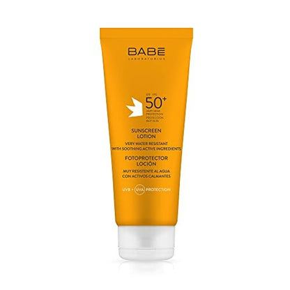 Laboratorios Babe Sun Screen Lotion 50 Plus – High-Protection Sunscreen for Sensitive & Dry Skin, 6.7 Fl Oz