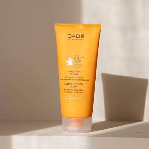 Laboratorios Babe Sun Screen Lotion 50 Plus – High-Protection Sunscreen for Sensitive & Dry Skin, 6.7 Fl Oz - görsel 4
