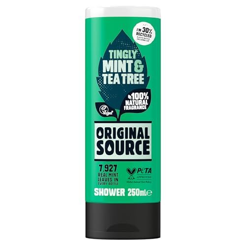 Original Source Tea Tree & Mint Shower Gel 250ml (Pack of 6) Avelisse