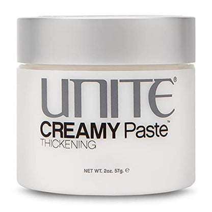 UNITE Hair CREAMY Paste – Versatile Styling Paste for Texture, Definition & Buildable Hold – Adds Thickness & Piecey Separation – 2 Oz Avelisse