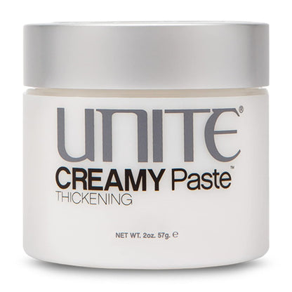 UNITE Hair CREAMY Paste – Versatile Styling Paste for Texture, Definition & Buildable Hold – Adds Thickness & Piecey Separation – 2 Oz Avelisse