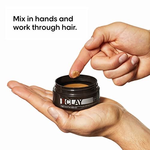 L'Oréal Professionnel Paris Styling Clay For Men - Strong Hold, Matte Finish, Adds Texture, 1.7 oz Avelisse