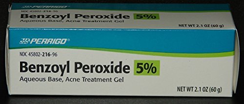 Perrigo 5% Benzoyl Peroxide Acne Treatment Gel - 60g (2.1 oz) Tube - görsel 1