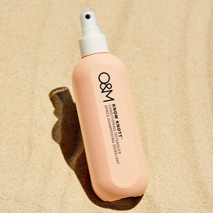 O&M Know Knott Hair Detangler Spray - Leave-In Conditioner Mist for Women & Kids, Detangling Spray with Vitamin B & Argan Oil, UV Protection, After Swim & Hair Cutting Spray, Cruelty Free & Vegan, 8.4 oz