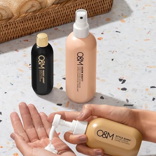 O&M Know Knott Hair Detangler Spray - Leave-In Conditioner Mist for Women & Kids, Detangling Spray with Vitamin B & Argan Oil, UV Protection, After Swim & Hair Cutting Spray, Cruelty Free & Vegan, 8.4 oz - görsel 12
