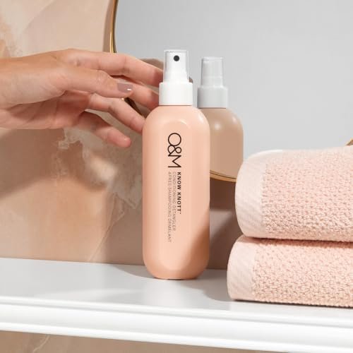 O&M Know Knott Hair Detangler Spray - Leave-In Conditioner Mist for Women & Kids, Detangling Spray with Vitamin B & Argan Oil, UV Protection, After Swim & Hair Cutting Spray, Cruelty Free & Vegan, 8.4 oz - görsel 4