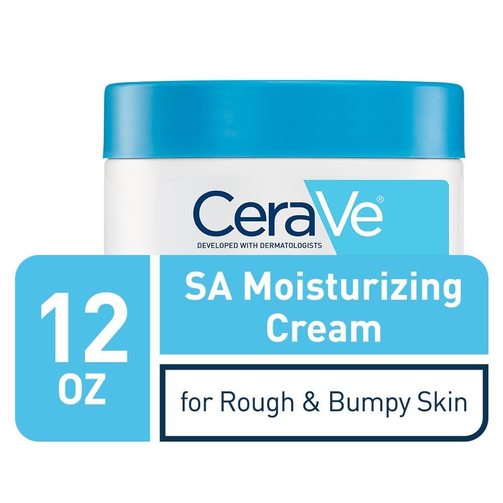 CeraVe Moisturizing Cream with Salicylic Acid – Exfoliating Body Cream with Lactic Acid, Hyaluronic Acid, Niacinamide & Ceramides, Fragrance Free, 12 oz Avelisse