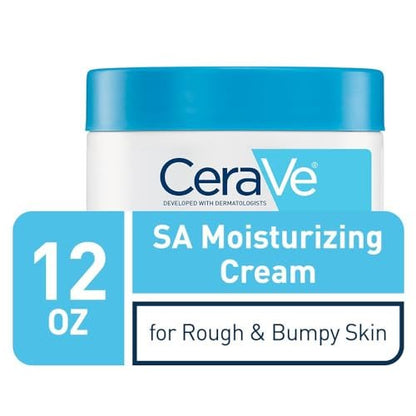 CeraVe Moisturizing Cream with Salicylic Acid – Exfoliating Body Cream with Lactic Acid, Hyaluronic Acid, Niacinamide & Ceramides, Fragrance Free, 12 oz Avelisse