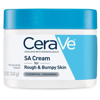 CeraVe Moisturizing Cream with Salicylic Acid – Exfoliating Body Cream with Lactic Acid, Hyaluronic Acid, Niacinamide & Ceramides, Fragrance Free, 12 oz Avelisse